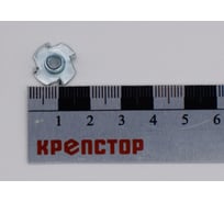 Гайка усовая М4 цинк DIN 1624, 350 шт Крепстор 4665316945801