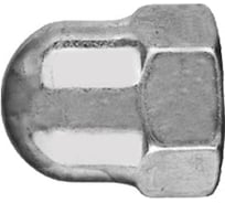 Гайка колпачковая М20 цинк DIN 1587, 10 шт Крепстор 4665316945658
