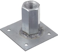 Шайба с муфтой М12 60х60, 5 шт Крепстор 4665316946341