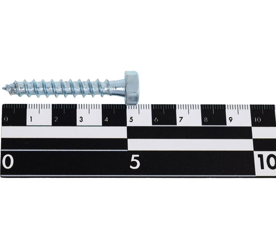 Шуруп для крепления лаг и реек (Глухарь) Крепстор 8х50, 100 шт 4665316992386 1