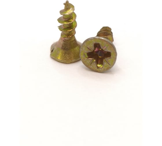 Саморез универсальный Крепстор 3.5х12 желтый цинк PZ 1200 шт 4665316946853