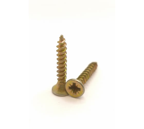 Саморез универсальный Крепстор 2,5х16 желтый цинк PZ 1500 шт 4665316946822