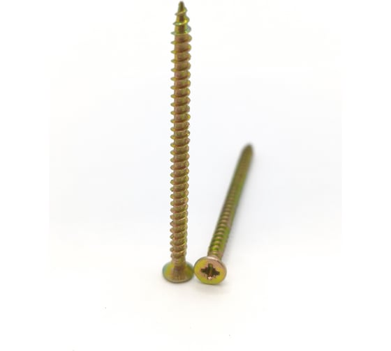 Саморез Крепстор 3х50 мм универсальный желтый цинк PZ 500 шт 4665316947034