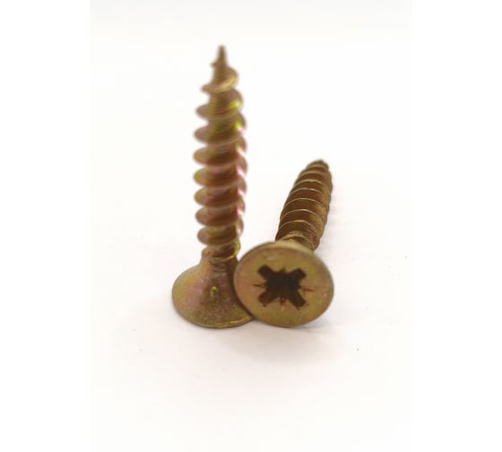 Саморез универсальный Крепстор 4,5х25 желтый цинк PZ 1000 шт 4665316947065