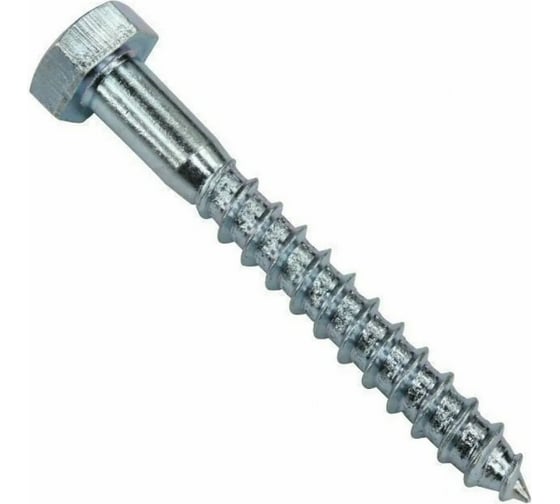 Шурупы KITKREP 8х140 для лаг и реек, шестигр. цинк, 500 шт. DHW80140G2-RS 1