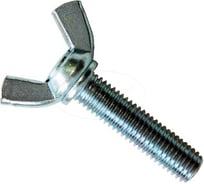 Барашковый винт DIN 316, цинк, 6х25 мм, 50 шт. Крепстор 4665316944958