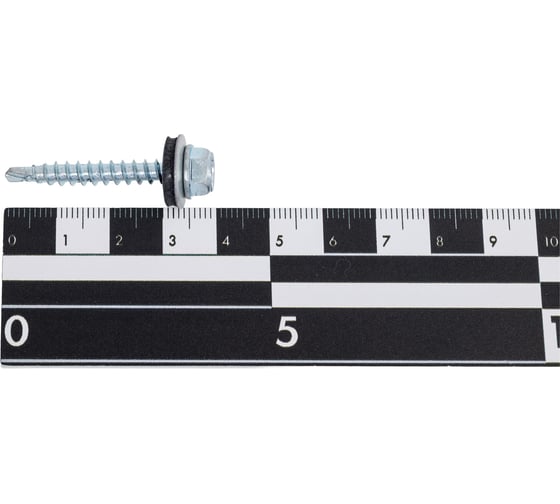 Саморез кровельный Крепстор 4,8х35 оцинкованный, 250 шт 4665316947959