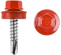 Саморез кровельный Крепстор 4,8х70 RAL 3003 красный рубин, 100 шт 4665316948420