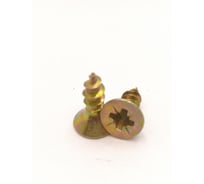 Саморез универсальный Крепстор 4х12 мм желтый цинк PZ 800 шт 4665316947157