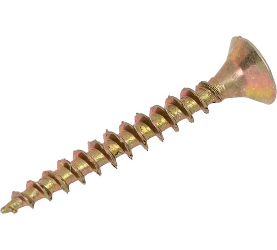 Саморез Крепстор 4х30 универсальный желтый цинк PZ 1000 шт 4665316947195