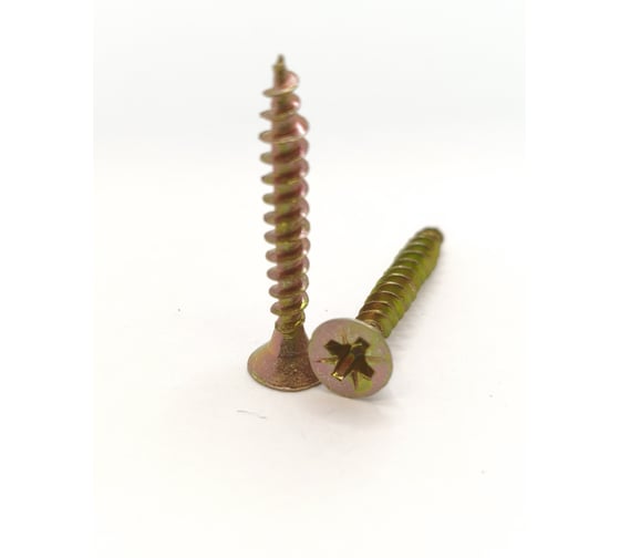 Саморез Крепстор 4х30 универсальный желтый цинк PZ 1000 шт 4665316947195