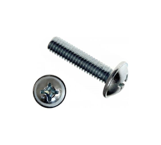 Винт Крепстор 5х25 с прессшайбой DIN 967, 250 шт 4665316944590 1