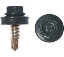 Саморез Крепстор 5,5х25 RAL 7024 серый графит, 250 шт 4665316948949