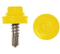 Саморез Крепстор 5,5х25 RAL 1018 желтый, 250 шт 4665316948352