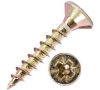 Саморез ООО "Клинский метизный завод" универсальный 6x50, желтый цинк, 100 штук СУ00650Ж-100