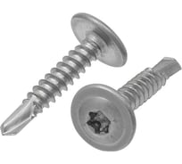 Саморез Нержавеющий KREPFIELD 4,2х32 мм ART 9998 С1 сверлоконечный с прессшайбой TX20 80 шт 9998С1САМОРЕЗ4.2X32ТХ-80