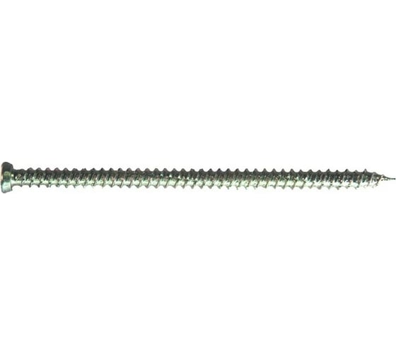 Шурупы по бетону KITKREP 7,5х132, белый цинк, шлиц Torx 30, 100 шт. CSW75132G1-RS 1