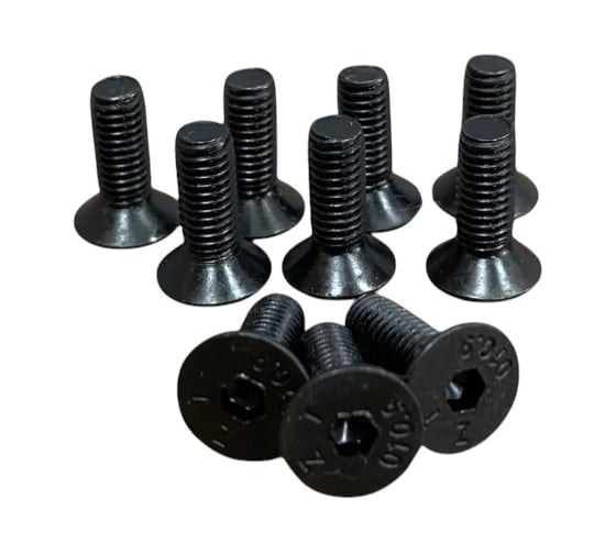 Винт нержавеющий 23 Болта с гайкой и шайбой 6х25 мм DIN7985 , 10 шт. АС9300602595007бгш 1