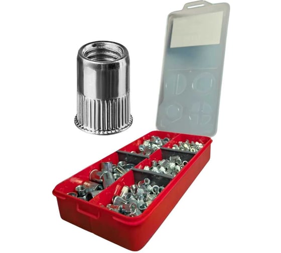 Заклепки с уменьшеньшенным бортом 23 Болта М3,4,5,6,8 в органайзере 1000011 1