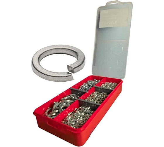 Комплект шайба гровер нержавеющая 23 Болта М4,5,6,8,10 органайзер 1000002 1