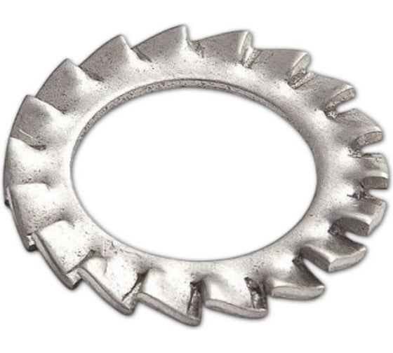 Шайба зубчатая 23 Болта М8 тип А DIN 6798 оцинкованная, 10 шт. УФ-00000375ф10 1