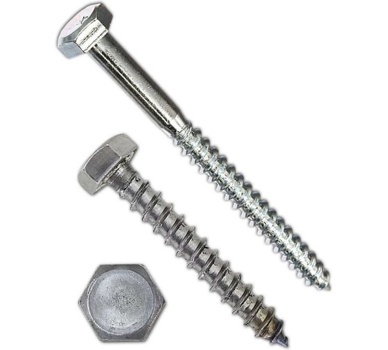 Шуруп глухарь по дереву 23 БОЛТА 10х160, 30 шт. B05001016033G07ф30 1