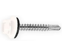 Саморез кровельный Admiral Stars 5.5 х 19, RAL 9003 белый, 1 ящик 4000 шт 54397555