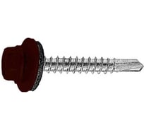 Саморез кровельный Admiral Stars 4.8 х 70, RAL 8017 темно-корич, 1 ящик 1500 шт 54397541