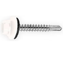 Саморез кровельный Admiral Stars 5.5 х 25, RAL 9003 белые, 1 ящик 3500 шт 54397565