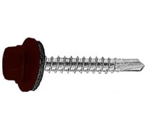 Саморез кровельный Admiral Stars 5.5 х 19, RAL 8017 темно-корич, 1 ящик 4000 шт 54397554
