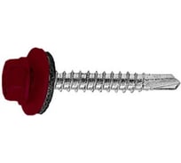 Саморез кровельный Admiral Stars 5.5 х 19, RAL 3005 красн, 1 ящик 4000 шт 54397546