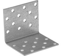 Крепежный уголок равносторонний BlackWeld 100х100х80мм, оцинкованный, 100шт 145267