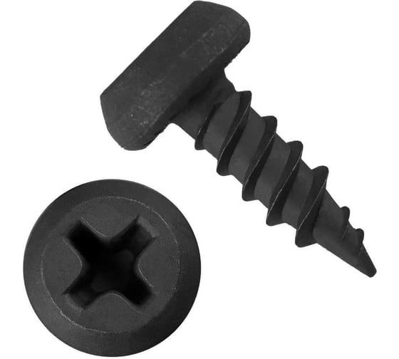 Саморез по металлу BlackWeld фосфатированный, острый, 3,5х11мм (1000) 145273 1