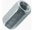 Гайка переходная BlackWeld оцинкованная, М12, DIN6334, (100) 145345 1