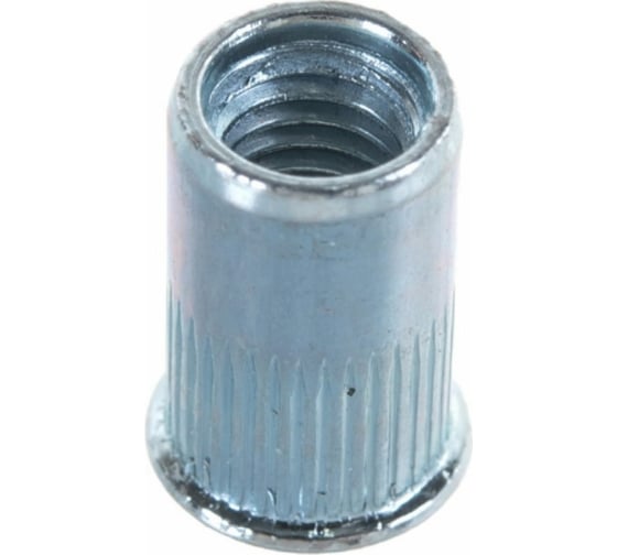 Заклепка-гайка ЦКИ М4, потайн., рифл., Ст. Ц, BRALO, 50 шт. 68125 1