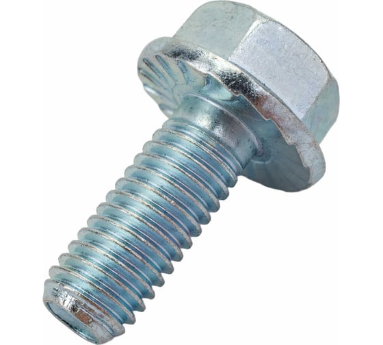 Болт с фланцем ЦКИ DIN 6921, М8х20, рифленый, 8.8, Ц, 100 шт. 68075