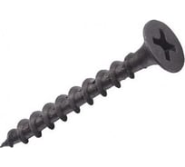 Саморез по г/к BlackWeld _3.8х64, 1кг, крупная резьба, фосфатирование 145305