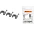 Скоба TDM ELECTRIC 25 мм, круглая, пластиковая, серая, 50 шт. SQ0514-0066 1