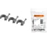 Скоба TDM ELECTRIC 30 мм, круглая, пластиковая, серая, 50 шт. SQ0514-0067 1