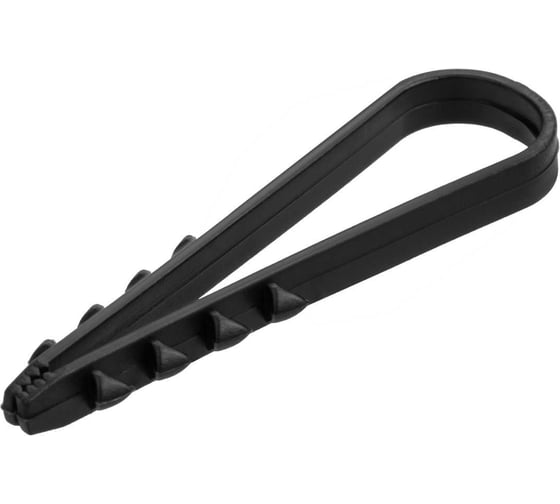 Дюбель-хомут TDM ELECTRIC ДХК-10 для круглого кабеля 5-10 мм, нейлон, черный, 10 шт. SQ0539-0025 1