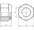 Гайка WURTH DIN985 A2 SW10 M6, 100 шт, 03916 228 100 2