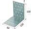 Крепежный уголок равносторонний BlackWeld 100х100х80 ОЦ, (50 шт) 145275 2