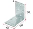 Крепежный уголок равносторонний BlackWeld 60х60х40 ОЦ, (100 шт) 145189 2