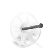 Тарельчатый дюбель гриб с кованым гвоздем для монтажных пистолетов FEDAST IN20-BP (250 шт/уп) FD20IN-BP