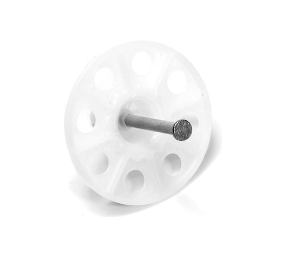 Тарельчатый дюбель гриб с кованым гвоздем для монтажных пистолетов FEDAST IN30-BP (250 шт/уп) FD30IN-BP 1