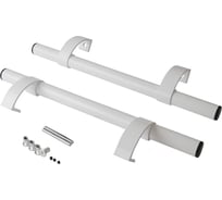 DORF Ручка офисная дверная, РД-06, длина 500мм, Белая, RAL 9016 (комплект) 35.30.50.9016