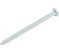 Саморез ZAMETAL 3,9x50 с полукруг. гол., крест. шлиц, DIN 7981, оц., уп. 200 шт. ZA521651