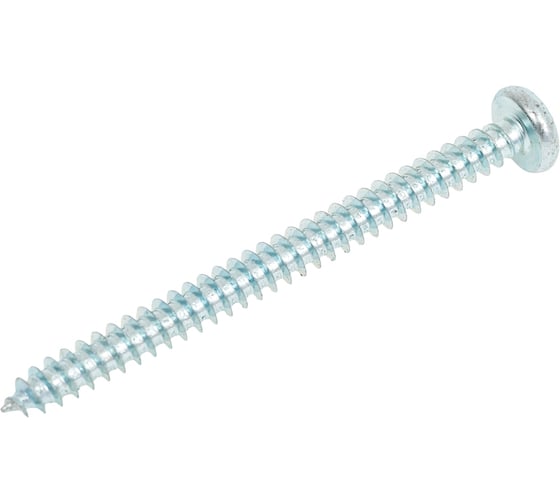 Саморез ZAMETAL 4,2x50 с полукруг. гол., крест. шлиц, DIN 7981, оц., уп. 200 шт. ZA521705