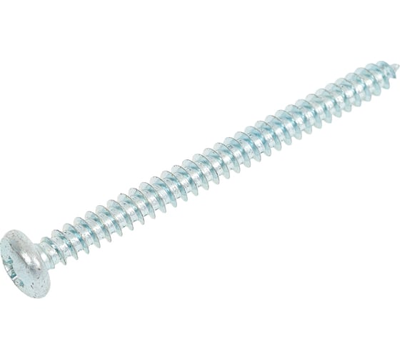 Саморез ZAMETAL 4,2x50 с полукруг. гол., крест. шлиц, DIN 7981, оц., уп. 200 шт. ZA521705