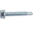 Саморез ZAMETAL 6,3x38 со сверлом и шестигранн. головкой, DIN 7504K, оц., уп. 200 шт. ZA081641 1